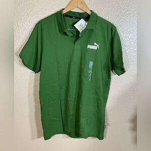 PUMA Mens Green Shirt